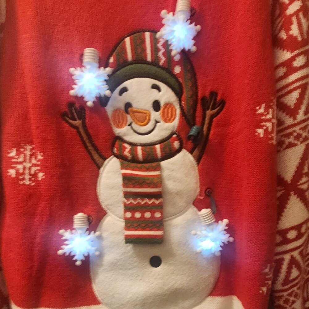 Light Up Ugly Christmas Sweater Women , Funny Christmas Ugly Sweater